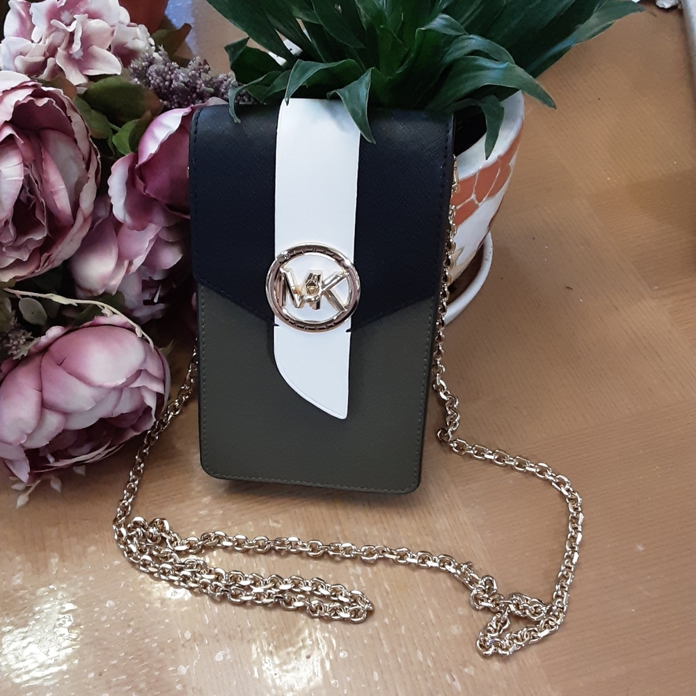 Michael Kors over the shoulder wallet